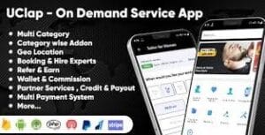 UClap - On Demand Home Service App | UrbanClap Clone | Android App with Interactive Admin Panel 1.3