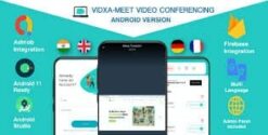 VIDXA MEET – Free Video Conferencing & Audio Conferencing App | Zoom Clone (Android + Admin Panel) 2.6