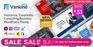Vankine - Insurance & Consulting Business WordPress Theme 1.2.6