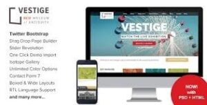 Vestige - Museum Responsive WordPress Theme 2.8