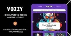 Vozzy - Modern & Neobrutalism WordPress Theme 1.02