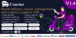 We Courier - Courier and logistics management CMS with Merchant,Delivery app 1.4