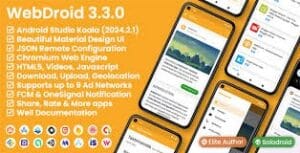 WebDroid - Android WebView App 3.0.0