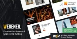 Wegener | Construction Business & Engineering Building WordPress Theme 2.0