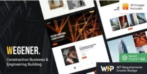 Wegener | Construction Business & Engineering Building WordPress Theme 2.0