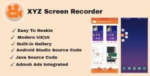 XYZ Screen Recorder | Native Android App | Admob Ads 1.0