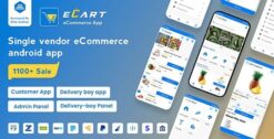 eCart - Grocery, Food Delivery, Fruits & Vegetable store, Full Android Ecommerce App 5.0.3
