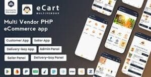 eCart - Multi Vendor eCommerce System 5.0.0