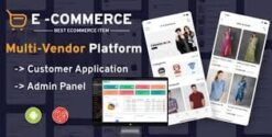 eCommerce – Multi vendor ecommerce Android App with Admin panel 3.0