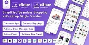 eShop- eCommerce Single Vendor App | Shopping eCommerce App with Flutter 4.4.1