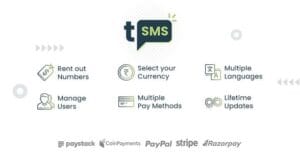 tSMS - Temporary SMS Receiving System - SaaS - Rent out Numbers 2.8