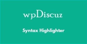wpDiscuz – Syntax Highlighter 1.0.4