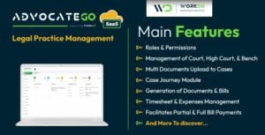 AdvocateGo SaaS - Legal Practice Management 2.2
