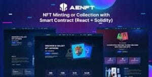 Aenft - NFT Minting Collection WordPress Theme