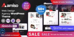 Amiso - Agency WordPress Theme 2.1