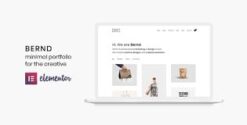 Bernd - Minimal WordPress Portfolio Theme 3.0.0