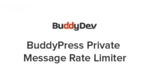 BuddyPress Private Message Rate Limiter 1.1.3