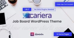 Cariera - Job Board WordPress Theme 1.8.4