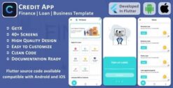 Credit App – Finance, Loan, Business – Flutter Mobile UI Template/Kit (Android, iOS) 1.1