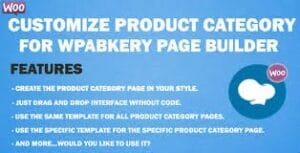Customize Product Category for WPBakery Page Builder 5.2.0