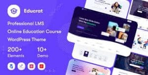 Educrat - Online Course Education WordPress Theme 1.0.26