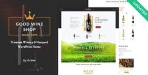 Good Wine | Vineyard & Winery Shop WordPress Theme 1.1.10