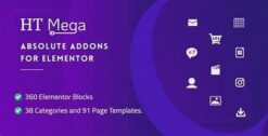 HT Mega Pro – Absolute Addons for Elementor Page Builder | Add-ons 2.0.1