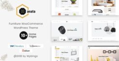 Hanata - Marketplace WooCommerce Furniture WordPress Theme 1.2.5