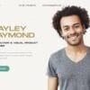 Hayley Personal CV Resume WordPress Theme