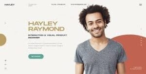 Hayley - Personal CV/Resume WordPress Theme 1.1