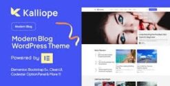 Kalliope - Modern Blog WordPress Theme 1.5