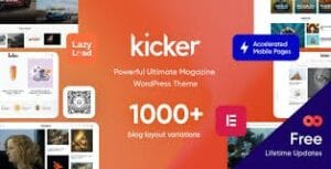 Kicker - Blog Magazine Theme 2.0.0