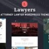 Lawyers Law Firm Attorney Theme