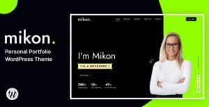 Mikon - Personal Portfolio WordPress Theme