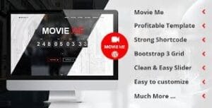 Movie Me - One Page Responsive WordPress Theme 5.7