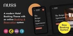 Nuss - Hotel Booking WordPress 1.1.8