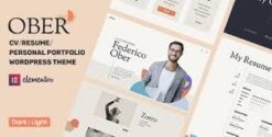 OBER - CV Resume WordPress Theme 1.2.3