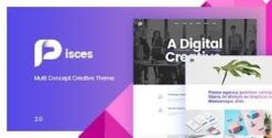 Pisces - Multi Concept Creative WordPress Theme 2.4.0