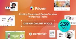 Pricom - Printing Company & Design Services WordPress theme 1.6.2