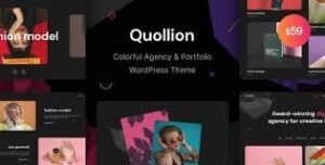 Quollion - Colorful Agency & Portfolio WordPress Theme 1.0.1