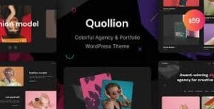 Quollion - Colorful Agency & Portfolio WordPress Theme 1.0.1