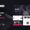 Recond Recording Studio Music Band WordPress Theme