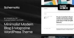 Schematic - Minimalist Blog & Magazine WordPress Theme 1.0.6
