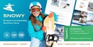 Snowy - Ski & Snowboarding Resort WordPress Theme 1.1.0