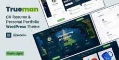 Trueman - CV Resume WordPress Theme 1.2.2
