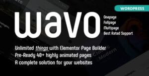 Wavo - Creative Portfolio & Agency Theme 2.2.3