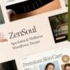 ZenSoul Spa Salon Wellness WordPress Theme AI