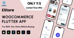 eStore - Build a Flutter eCommerce Mobile App for Android and iOS from WordPress WooCommerce Store 1.1