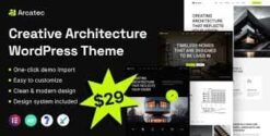 Arcatec - Architecture & Interiors WordPress Theme 1.0.1