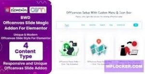 BWD Offcanvas Slide Magic Addon For Elementor 1.5